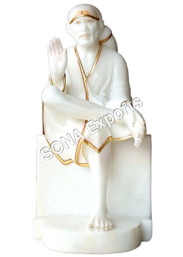 Pure white marble Saibaba Pure white marble Saibaba