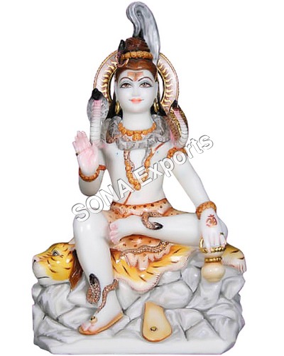Makrana marble Shankar Murti Makrana marble Shankar Murti