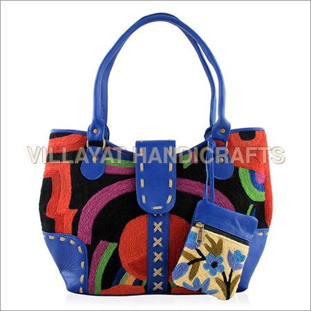 Suede Leather Ladies Handbag Suede Leather Ladies Handbag