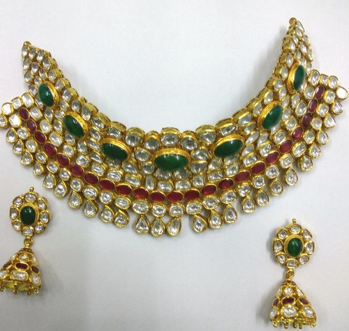 Bridal Diamond Polki Nacklace Bridal Diamond Polki Nacklace