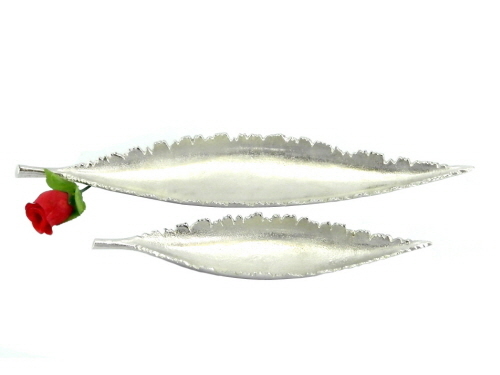 Aluminium Dish Set of 2 pcs. Nickel Plated Aluminium Dish Set of 2 pcs. Nickel Plated