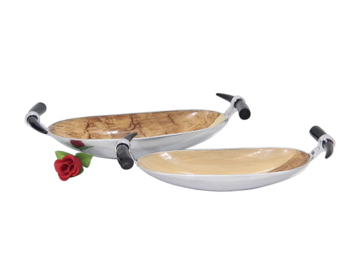 Aluminium Trays Set of 2 pcs. Aluminium Trays Set of 2 pcs.