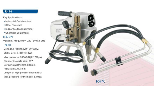 ELECTRIC AIRLESS SPRAY PAINTING PUMP SPL R470 ELECTRIC AIRLESS SPRAY PAINTING PUMP SPL R470