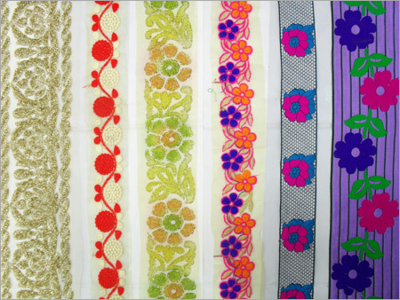 Embroidered Laces Embroidered Laces