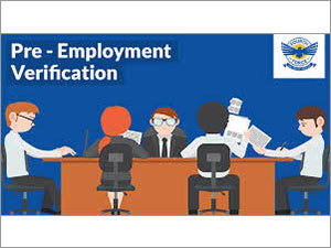 Pre Employment Verification Pre Employment Verification
