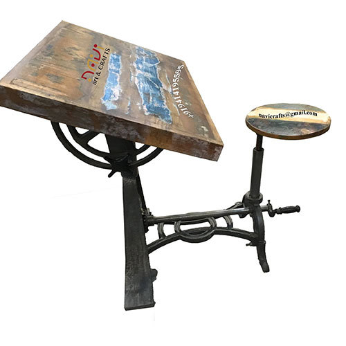 Adjustable Drafting Table with Stool Adjustable Drafting Table with Stool