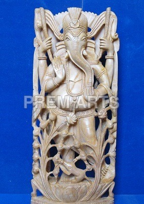 Wooden Dancing Ganesh Statue Wooden Dancing Ganesh Statue