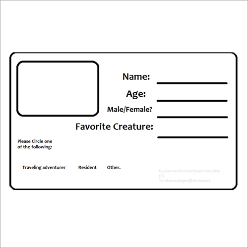 Identity Card Identity Card