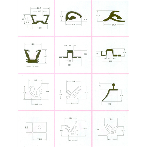 Flocked Glass Run Channels & Door Rubber Flocked Glass Run Channels & Door Rubber