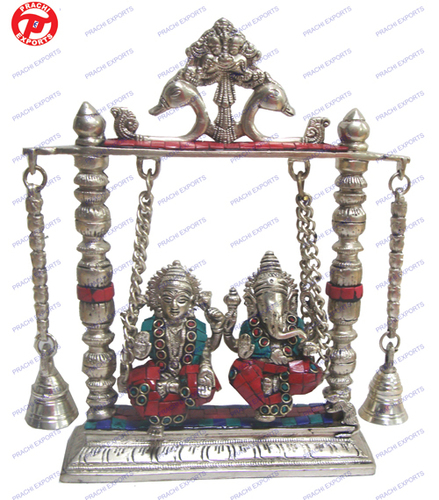 Laxmi Ganesh Swing W/Stone Laxmi Ganesh Swing W/Stone