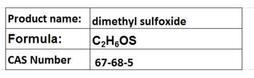 Dimethyl Sulfoxide Dimethyl Sulfoxide