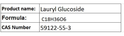 Lauryl Glucoside Lauryl Glucoside