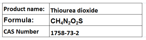 Thiourea dioxide Thiourea dioxide