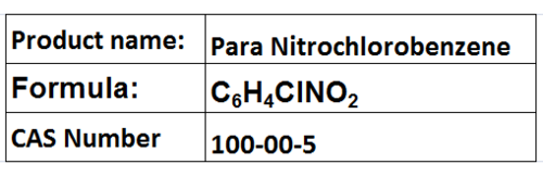 Para Nitrochlorobenzene Para Nitrochlorobenzene