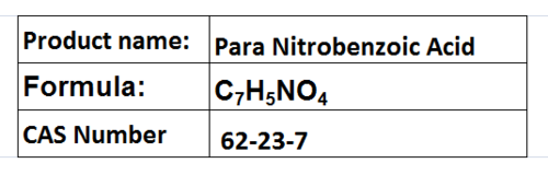 Para Nitrobenzoic Acid Para Nitrobenzoic Acid
