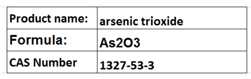 arsenic trioxide arsenic trioxide