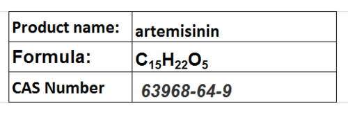 artemisinin artemisinin