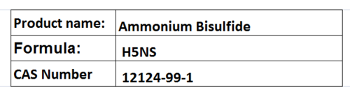 Ammonium Bisulfide Ammonium Bisulfide