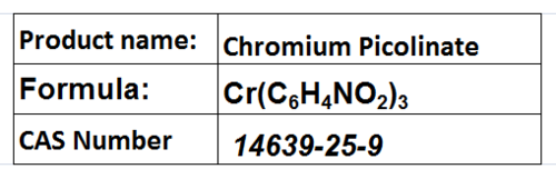 Chromium Picolinate Chromium Picolinate