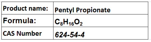 Pentyl Propionate Pentyl Propionate