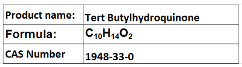 Tert Butylhydroquinone Tert Butylhydroquinone