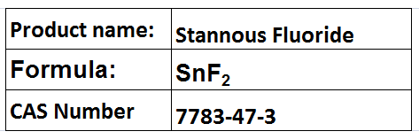 Stannous Fluoride Stannous Fluoride