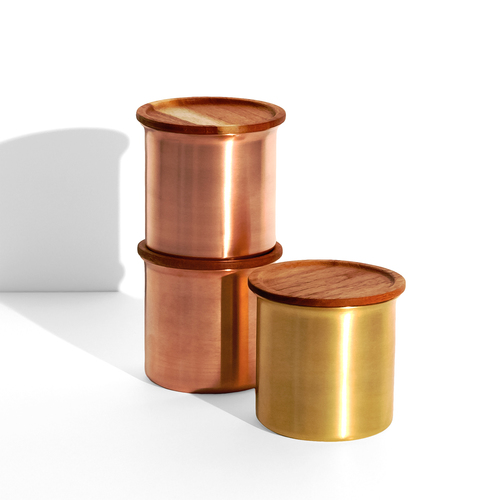 Stackable Copper Storage Jar Stackable Copper Storage Jar