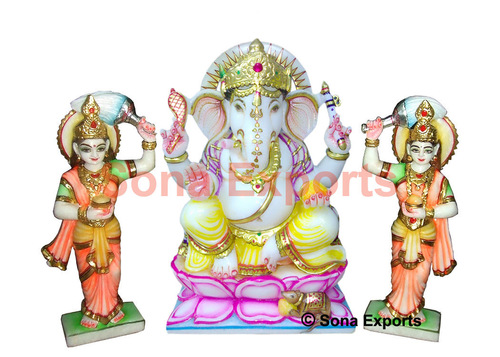 Marble Riddhi Siddhi Ganesha statue Marble Riddhi Siddhi Ganesha statue