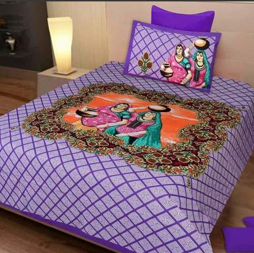 Jaipuri Printed King Size Bedsheet Jaipuri Printed King Size Bedsheet
