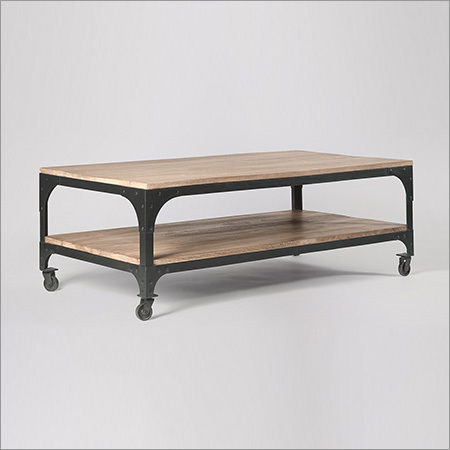 Industrial Coffee Table with wheels Industrial Coffee Table with wheels