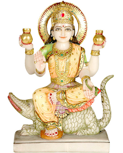 Makrana marble Ganga statue sculptures Makrana marble Ganga statue sculptures