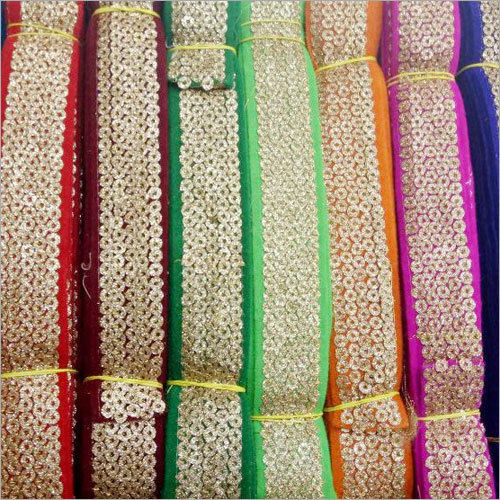 Velvet Sequence Work Laces Velvet Sequence Work Laces