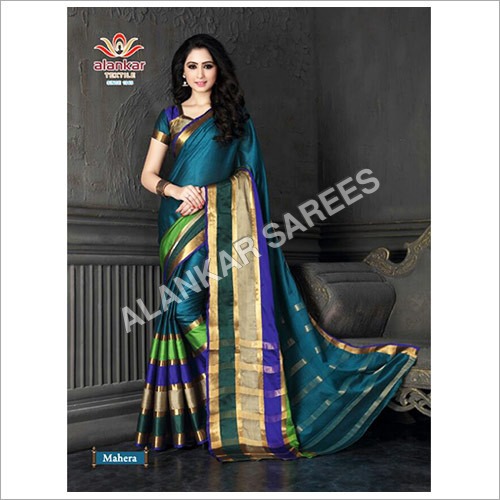 Cotton Banarasi Silk Sarees Cotton Banarasi Silk Sarees