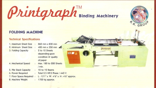 Folding and Counting Machine Folding and Counting Machine