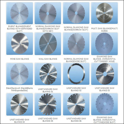 Diamond Circular Saw Blanks Diamond Circular Saw Blanks