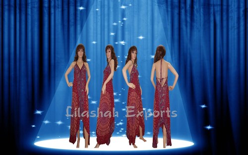Women Rayon Maroon Maxi Partywear Dress Women Rayon Maroon Maxi Partywear Dress
