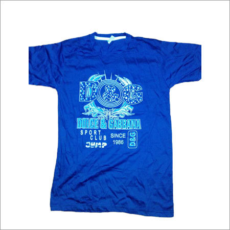 Round Collar Men's Printed T-Shirt Round Collar Men's Printed T-Shirt