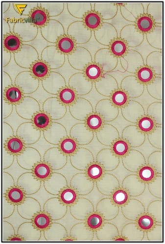 Designer Embroidery Cotton Fabric Designer Embroidery Cotton Fabric