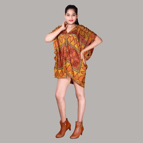 Women Girls Designer Printed Kaftan Women Girls Designer Printed Kaftan