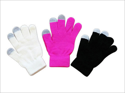 Acrylic Gloves With Conductive Finger Tips Acrylic Gloves With Conductive Finger Tips