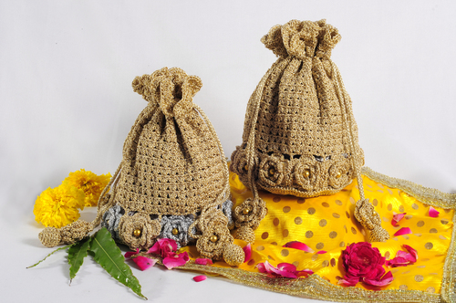 Crochet Potli Bag Crochet Potli Bag