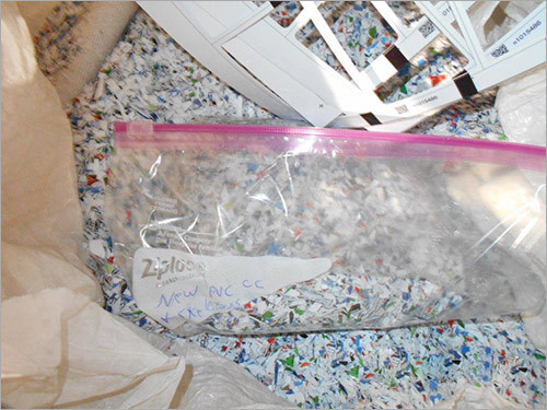 PVC Credit Card Regrind PVC Credit Card Regrind
