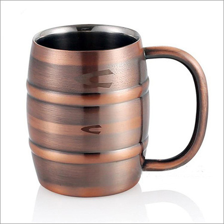 Copper Plated Steel Coffee Mug Copper Plated Steel Coffee Mug