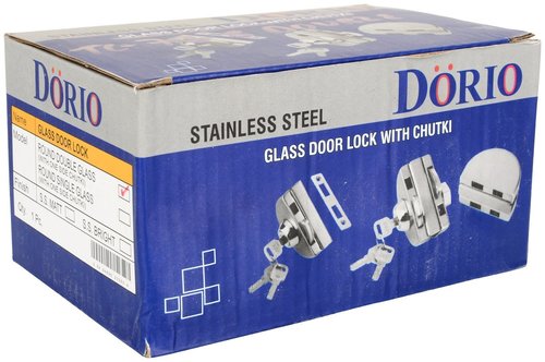 GLASS DOOR LOCK WITH ONE SIDE CHUTKI GLASS DOOR LOCK WITH ONE SIDE CHUTKI