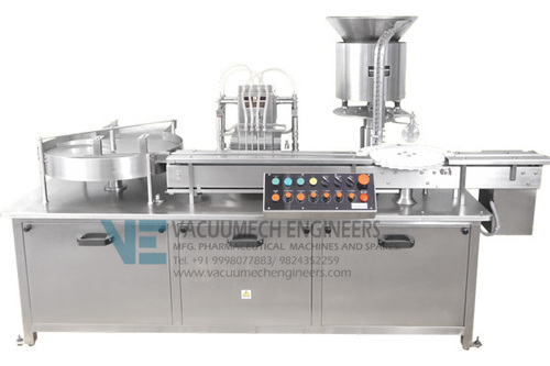 Vial Liquid Filling Rubber Stoppering Machine Vial Liquid Filling Rubber Stoppering Machine