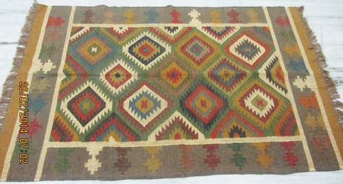 Handmade Jute Kilim Handmade Jute Kilim
