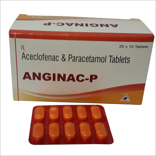 Aceclofenac 100 mg + Paracetamol 500 mg Tablets Aceclofenac 100 mg + Paracetamol 500 mg Tablets