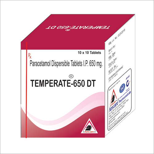 Paracetamol 650 mg Dispersible Tablets Paracetamol 650 mg Dispersible Tablets