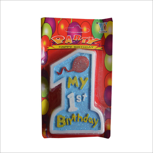 Candle 1st Birthday Candle 1st Birthday