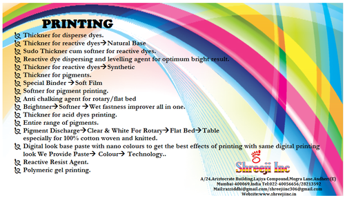 Printing Inks Printing Inks